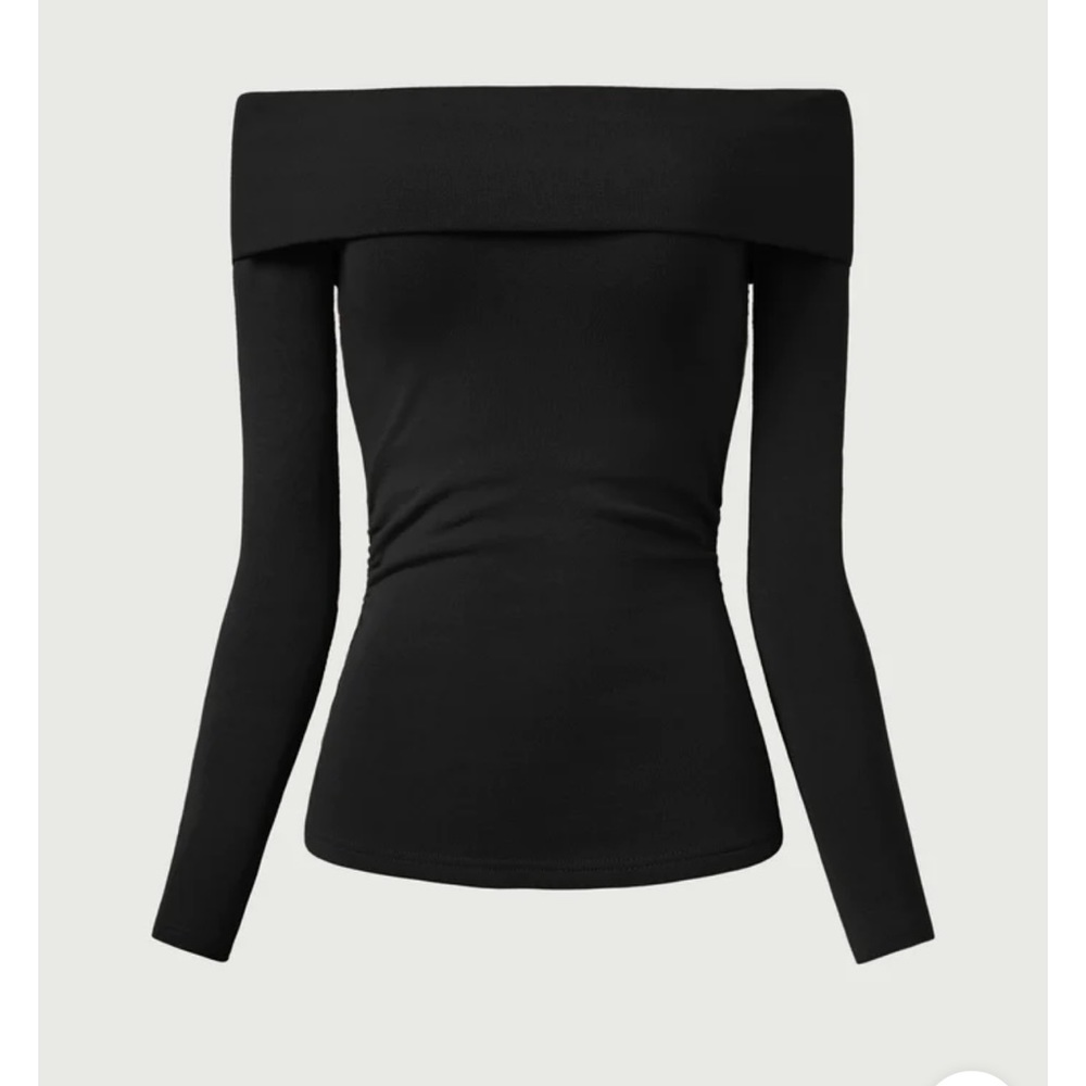 OGL Black Off-Shoulder Top